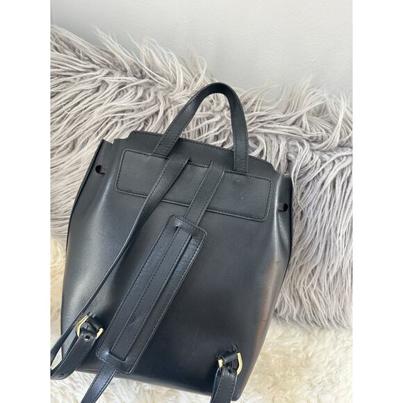 Mansur Gavriel Classic Backpack Black Leather main image 3